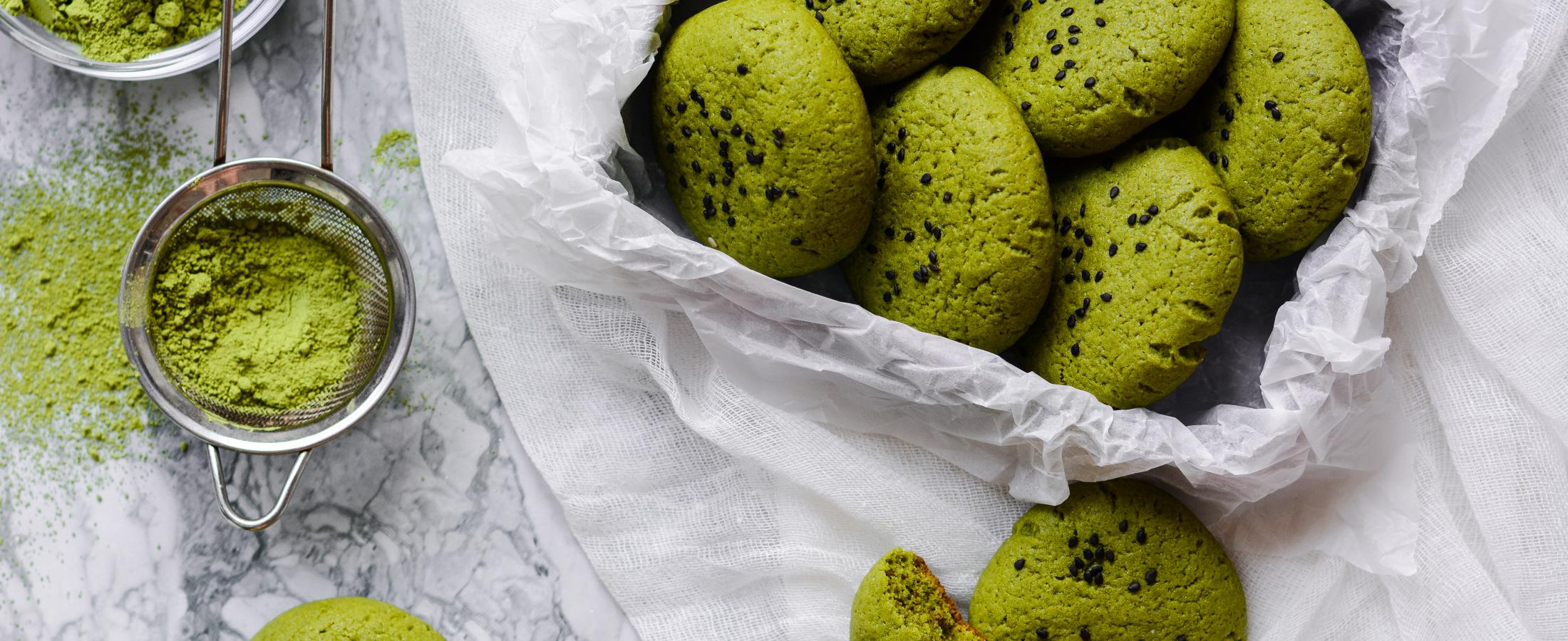 Matcha cookies