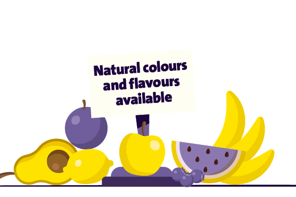 illustratrion fruitfilling Making healthy and natural choices